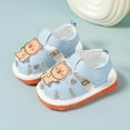 thumbnail image 3 of Bixock Toddler Shoes Girls Boys Sandals Kids Shoes Unisex Bear Squeaky Sandals Soft Sole Non Slip First Infant Shoes 0-2Years, 3 of 4