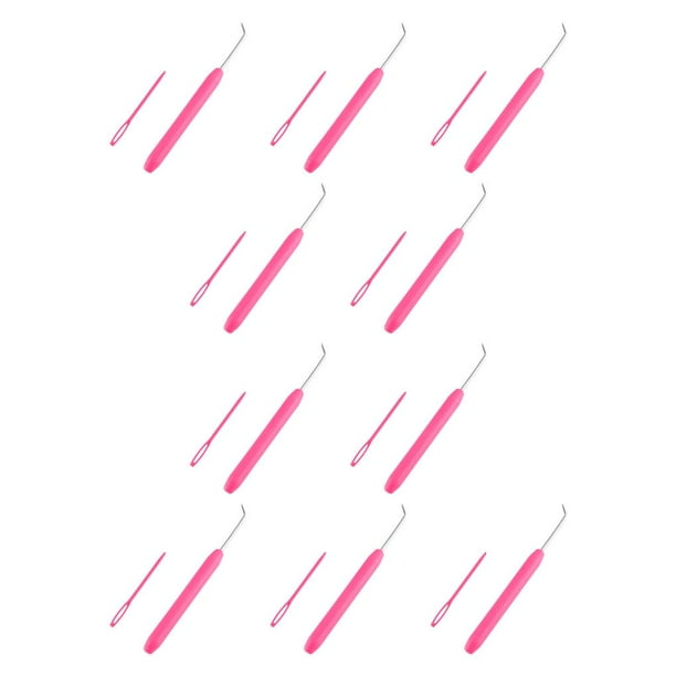 Matsuzay 2PCS/Set Crochet Needle Craft Sweater Tapestry Safety Random Color Knitting Hook Handsewing Sewing Pin Needlecraft Yarn 1 juego 10Conjunto