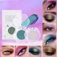 thumbnail image 3 of Eyeshadow Palette 12 Colors Metallic Shimmer Longan Powder Chameleon Color Shift Highlighter Glitter Makeup Kit for Face and Eyes, 3 of 3