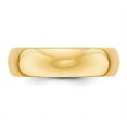thumbnail image 3 of Bague de Mariage pour Femmes 6mm en Or Jaune 14K, 3 of 4