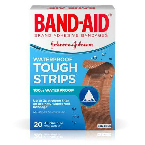 Band-Aid Tough-Strips, Waterproof (Pack of 36)