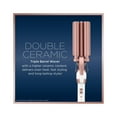 thumbnail image 2 of Double Ceramic 3 Barrel Curling Iron, Hair Waver (Pack of 3), 2 of 7