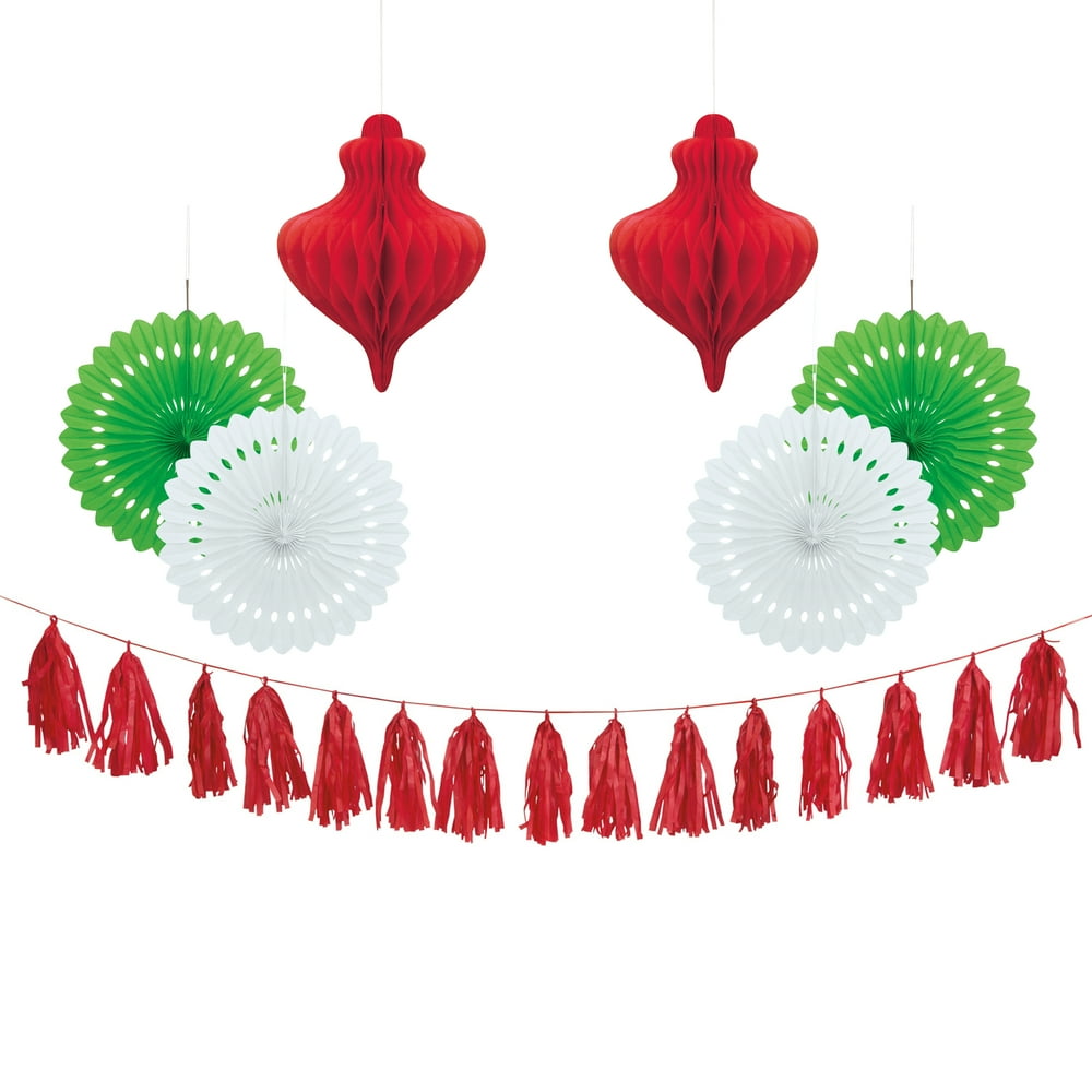 Festive christmas snowflakes tissue paper Christmas Tissue Paper Decorations Kit, 7pc - Walmart.com - Walmart.com