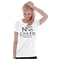 thumbnail image 4 of Number 51 Charm French Stylish Womens Slim Fit Graphic Tee Brisco Brands S, 4 of 5