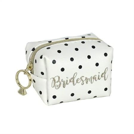Dmt Kit - S.O.S. Bridesmaid Essentials Emergency Kit 37 Piece Mini Travel Cosmetic, Polka Dot