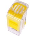 thumbnail image 1 of Marcador de abeja reina, jaula para botellas de abeja reina, herramienta de apicultura de plástico con una mano, color amarillo, buen Material, diseño duradero, 1 of 5