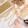 thumbnail image 5 of 25Yards 0.3inch Polyester Gold Lace Trim Ribbon Wave Pattern Gimp Braid Trim Embellishment for Sewing Curtain Slipcover Bag, 5 of 8