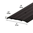 thumbnail image 3 of M-D Building Products 68395 5 in. x 1/4 in. x 36 in. Bronze Aluminum Commercial Flat-Profile Threshold, 3 of 7