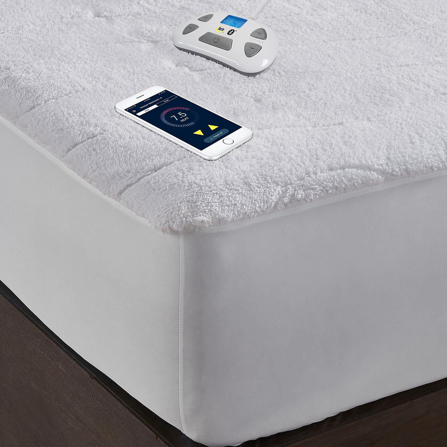 Serta Perfect Sleeper Bluetooth Enable Warming King Mattress Pad In