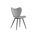 thumbnail image 2 of Hommoo Velvet Dining Chairs Set of 2, Dining Kitchen Room Chairs, Mid Century Modern Upholstered Side Chairs with Metal Legs, Gray, 2 of 8