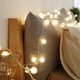 thumbnail image 2 of Guirnalda de luces LED con forma de bola de nieve peluda para decoración de jardín, hogar, bodas, fiestas, 2 of 5