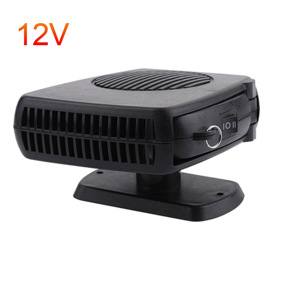 xiaocai Car Heater Fan,Anti-Fog 200W 12V Car Fan Defroster Automobile Heater Warmer and Defroster 2 In 1 Heating Cooling Function Windshield Demister Defroster 