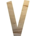 thumbnail image 1 of Girl Wooden Craft Letter Paintable, Small 14'' Alphabet Letter V, Pumpkin Pie, 1 of 3