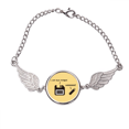 thumbnail image 1 of Desarrollo de medios de almacenamiento disco duro Pulsera pulsera pulsera alas de ángel pulsera, 1 of 3