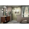thumbnail image 5 of DreamLine Unidoor-X 59 - 59 1/2 inch W x 72 inch H Frameless Hinged Shower Door in Matte Black, 5 of 11