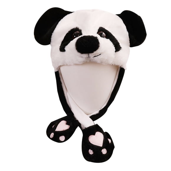 Maoww Longues Oreilles Motif Dessin Animé Adorable Tuque en Peluche Filles Casquette Mobile Femmes Jouet Accessoire Photo Tuque