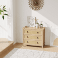 thumbnail image 2 of Rattan Dresser for Bedroom, Modern Freestanding Wood Chest of Drawers for Hallway Living Room, 2 of 5
