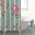 thumbnail image 5 of Waterproof Pioneer Shower Curtain 72x84 Inch Polyester Unique Cute Floral Shower Curtain for Bathroom Hotel Home Decor with 12 Plastic Hooks, 5 of 5