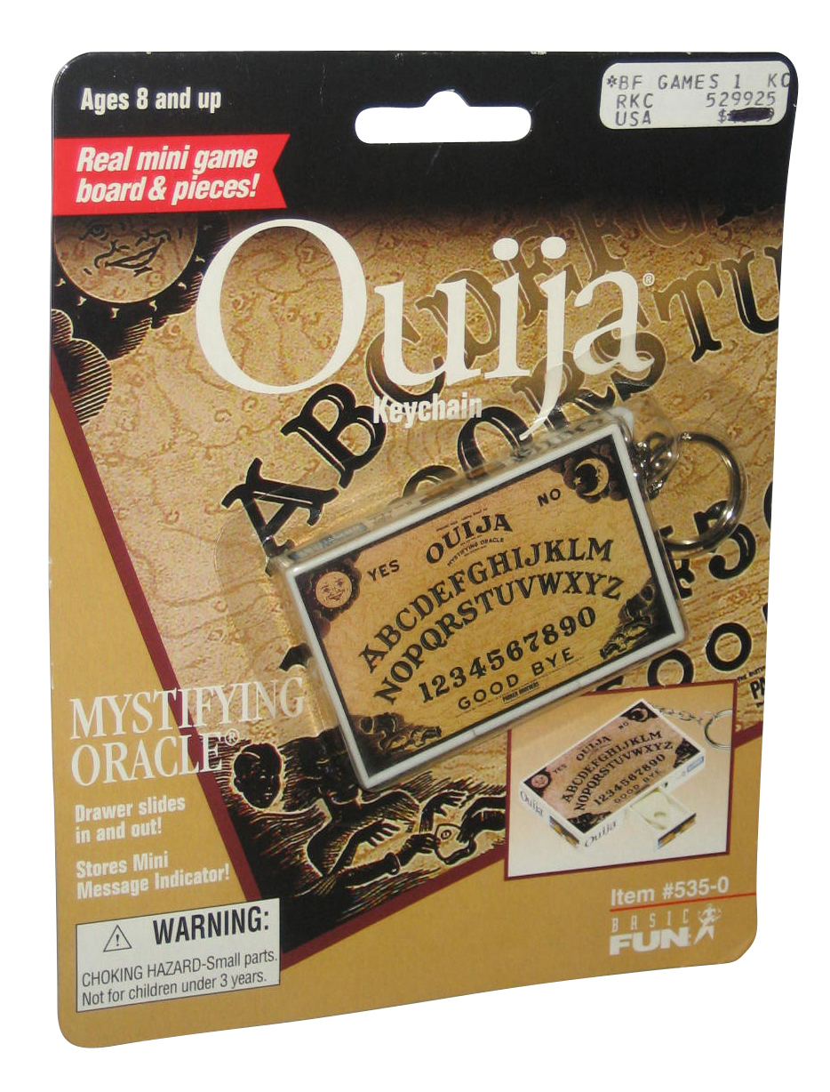 Ouija Really Works Mini Board Game Basic Fun Keychain