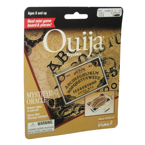Ouija Really Works Mini Board Game Basic Fun Keychain