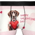 thumbnail image 4 of Happy Valentine's Day German Shorthaired Pointer Brings Love Heart All Over Print Boxer Briefs Underwear for Men Dad GSP Lover Dog Gift - 02028, 4 of 6