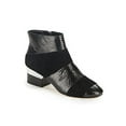 thumbnail image 5 of Isa Tapia Women's Hardy S Snakeskin Low Block Heel Ankle Boots - Black, Size 37, 5 of 5