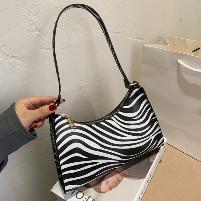 Bolsa Animal patrón mujer calle PU hombro axila de mano (cebra) Likrtyny Para Estrenar