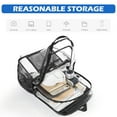 thumbnail image 3 of Black Clear Backpacks for School Women Men, Heavy Duty Transparent See Through Backpack, Waterproof Clear bookbag, Plastic Backpack for Stadium Events,Travel,Festival,Work,Concert, 3 of 8