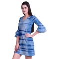 thumbnail image 5 of Moomaya Womens Printed Short Dress bell sleeve Shift dresses for women Casual Summer Clothing, 5 of 7