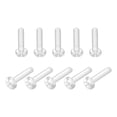 thumbnail image 1 of Unique Bargains M4x16mm Plastic Phillips Bolts PC Pan Head Machine Screws Transparent 50 Pack, 1 of 5