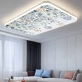 thumbnail image 2 of Blue Coastal Fluorescent Light Covers, Eucalyptus Leaves Summer Beach Starfish Magnetic Light Covers for Ceiling Lights, Fluorescent Ceiling Shade Filters for Classroom Bedroom Office 4x2Ft x 3PCS, 2 of 8
