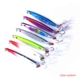 thumbnail image 1 of Dalazy 7pcs Simulation Fish Lead Lures Metal Plate Reflection Fish Bait Paint Spraying Fishing Food Fishhook Jig Tackle Kit Color Random, 1 of 4