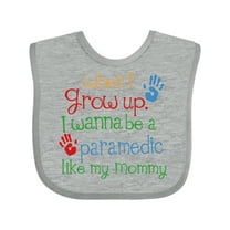 Inktastic Paramedic Like Mommy Boys or Girls Baby Bib