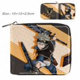 thumbnail image 2 of Cartera Astas con personajes de anime, delgada y plegable, de piel sintética, 2 of 2
