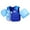Blue, variant on Gogokids Kids Swim Vest with Strong Buoyancy, Toddler Flotation Jackets with Armbands, Child Swimming Aid for 30-50 Pounds Girls and Boys (2-6 Years)