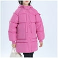 thumbnail image 6 of YunPes Girls Winter Coats Size 10 12 Heavyweight Windproof Warm Hooded Puffer Jacket Kids Trendy Quilted Padded Down Jackets Girl Jackets 8, 6 of 9