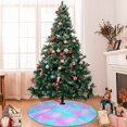 thumbnail image 7 of Sikiie Purple Dragon Scales 30-48 inches {designName} Print Christmas Tree Skirt Snowman Xmas Tree Skirt with Edge Christmas Decorations for Holiday Party36", 7 of 7