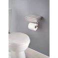 thumbnail image 2 of Delta Extensions Wall Mount Toilet Paper Holder with Storage Box Bath Hardware Accessory in Brushed Nickel, 2 of 2