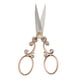 thumbnail image 2 of Tijeras de sastrería Perfecl de acero inoxidable Vintage Tijeras de bordado Bronce rojo, 2 of 8