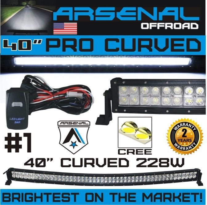 2x 9inch LED Work Light Bar 54W Straight Truck Off-road ATV SUV Boat Driving Jee