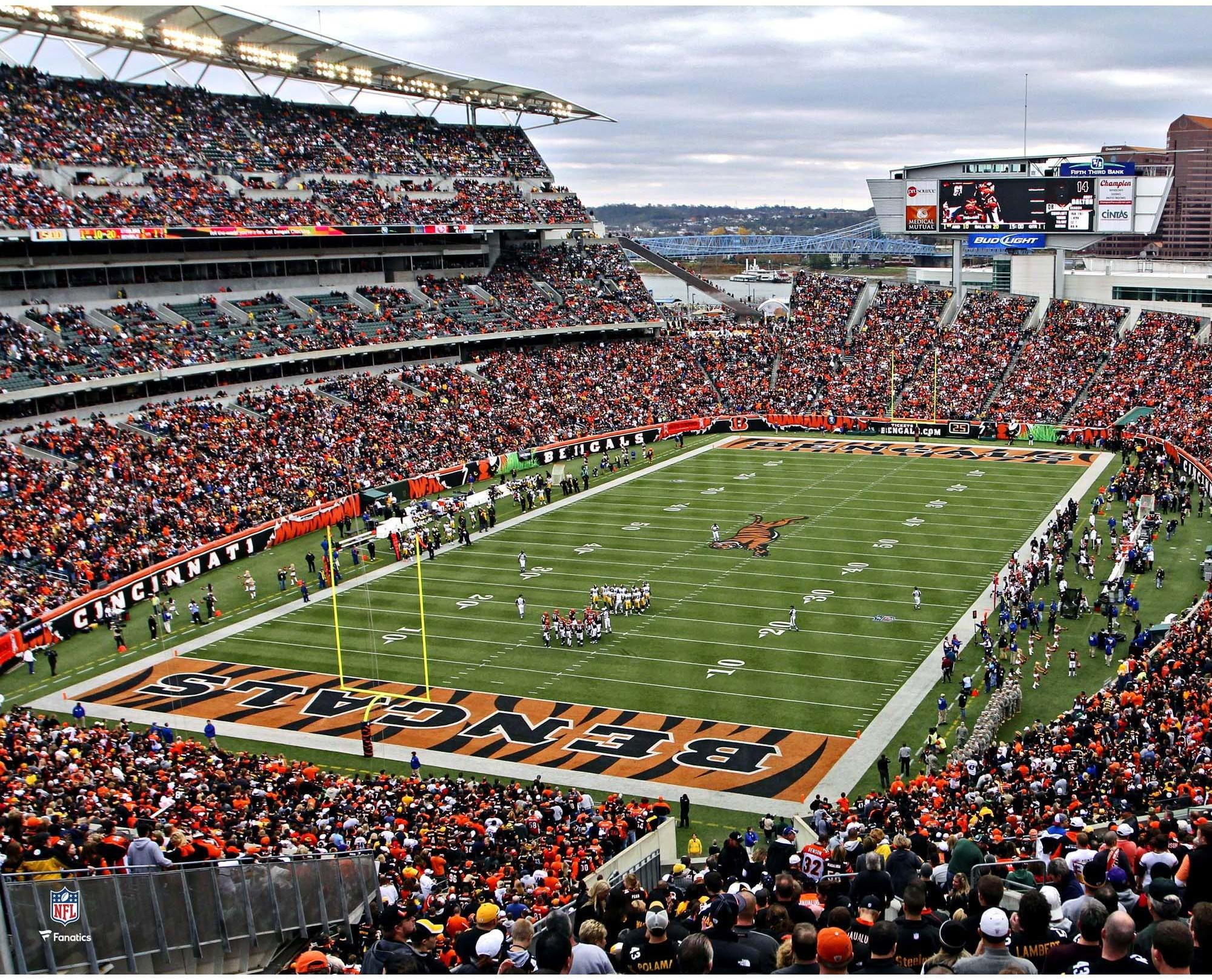 Cincinnati Bengals Unsigned Paul Brown Stadium Photograph Cincinnati Bengals Unsigned Paul Brown Stadium Photograph