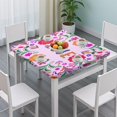 thumbnail image 3 of Colorful Bohemian Print Elastic Tablecloth with Fitted Hem for 36x36 Inch Tables Party Decor and Everyday Use, 3 of 6