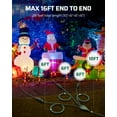 thumbnail image 4 of DEWENWILS 28FT (10'+6'+6'+6') Outdoor Extension Cord for Outside Christmas Lights Decoration, Multi Outlets Extension Cord Splitter 16 AWG SJTW Green, 4 of 5