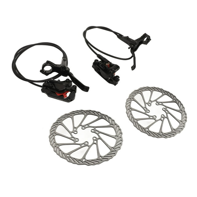 Kit de Freno de Disco Hidráulico de Bicicleta, Aleación de Aluminio sensible al Frenado de la Montaña bicicleta Hidráulica de Disco de Freno de Freno de Tratamiento Mate para