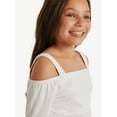 thumbnail image 2 of Justice Girl's Off the Shoulder Top, Sizes XS - XL, 2 of 7