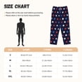 thumbnail image 4 of Bixox Women's Watercolor Stars1 Patterned Pajama Pants Loungewear, 4 of 5