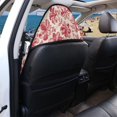 thumbnail image 4 of Bulopur Vintage Front Car Seat Towel Red Floral Breathable Sweat Carseat Protector for Women Soft Athletic Towel for Summer Fit SUV Sedan Truck, 4 of 8