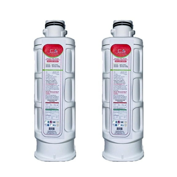 Swift Green Filters SGF-HAFQIN Rx Compatible Refrigerator Water Filters for DA97-17376B, DA97-08006C, HAF-QIN/EXP (2 Count)