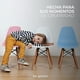 thumbnail image 3 of Sillas Infantiles para Niños con Asiento Ergonomico de Plastico y Estructura de Madera Diseño Tipo Eames - Sillas Preescolar Estilo Moderno con Soporte de Acero Set 2 Piezas, 3 of 5