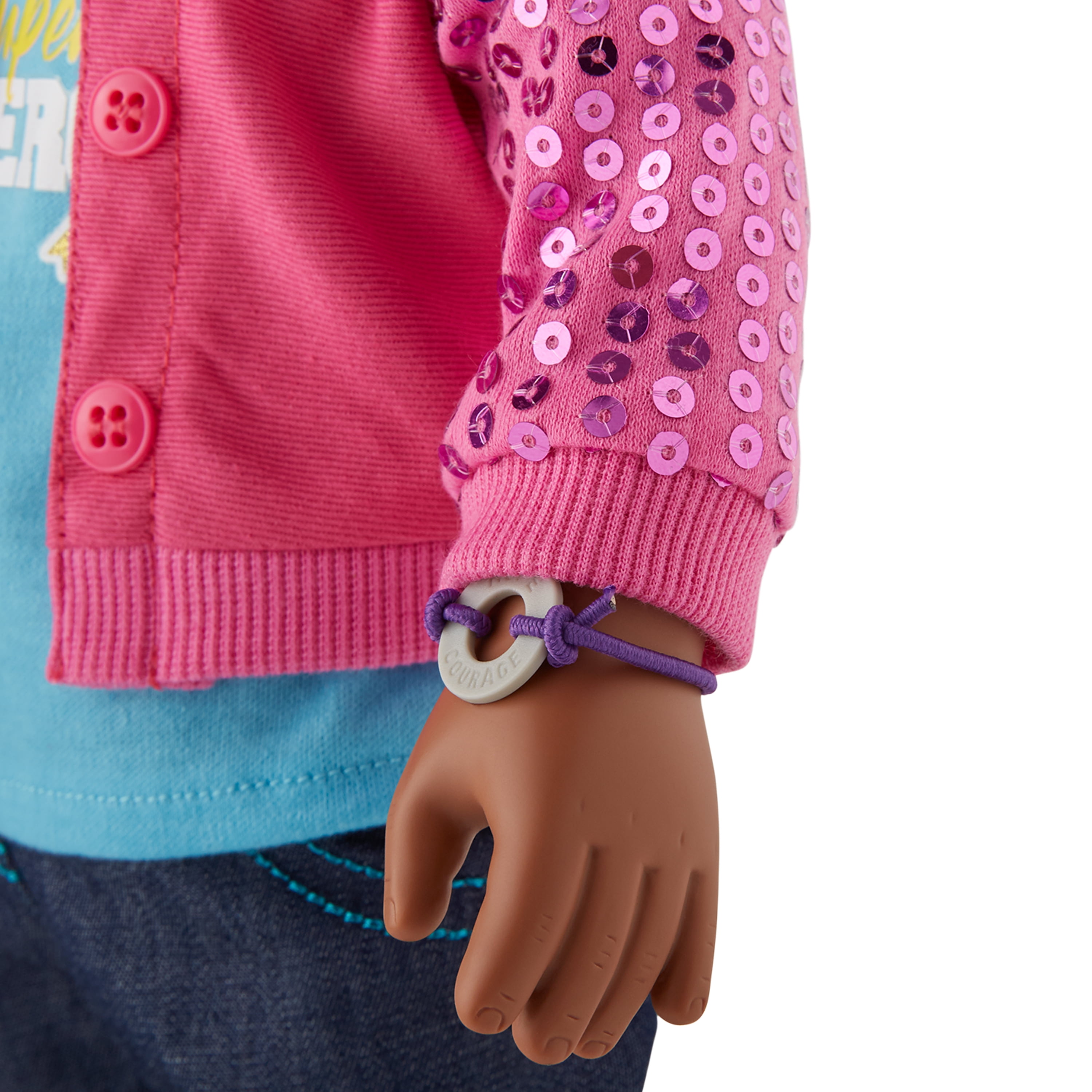 My Life As 9-Piece 18 inch Poseable Survivor Doll, Brown Eyes, Dark Skin Tone